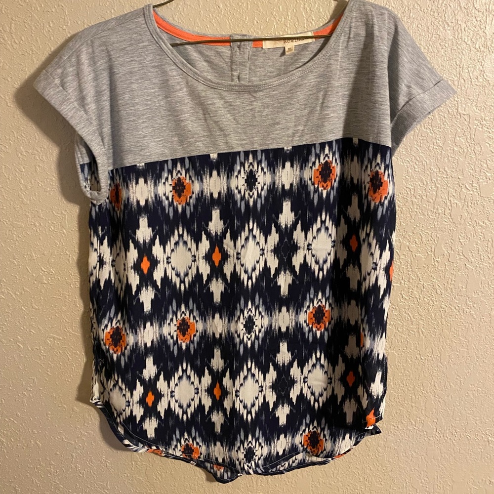 Aztec print shirt